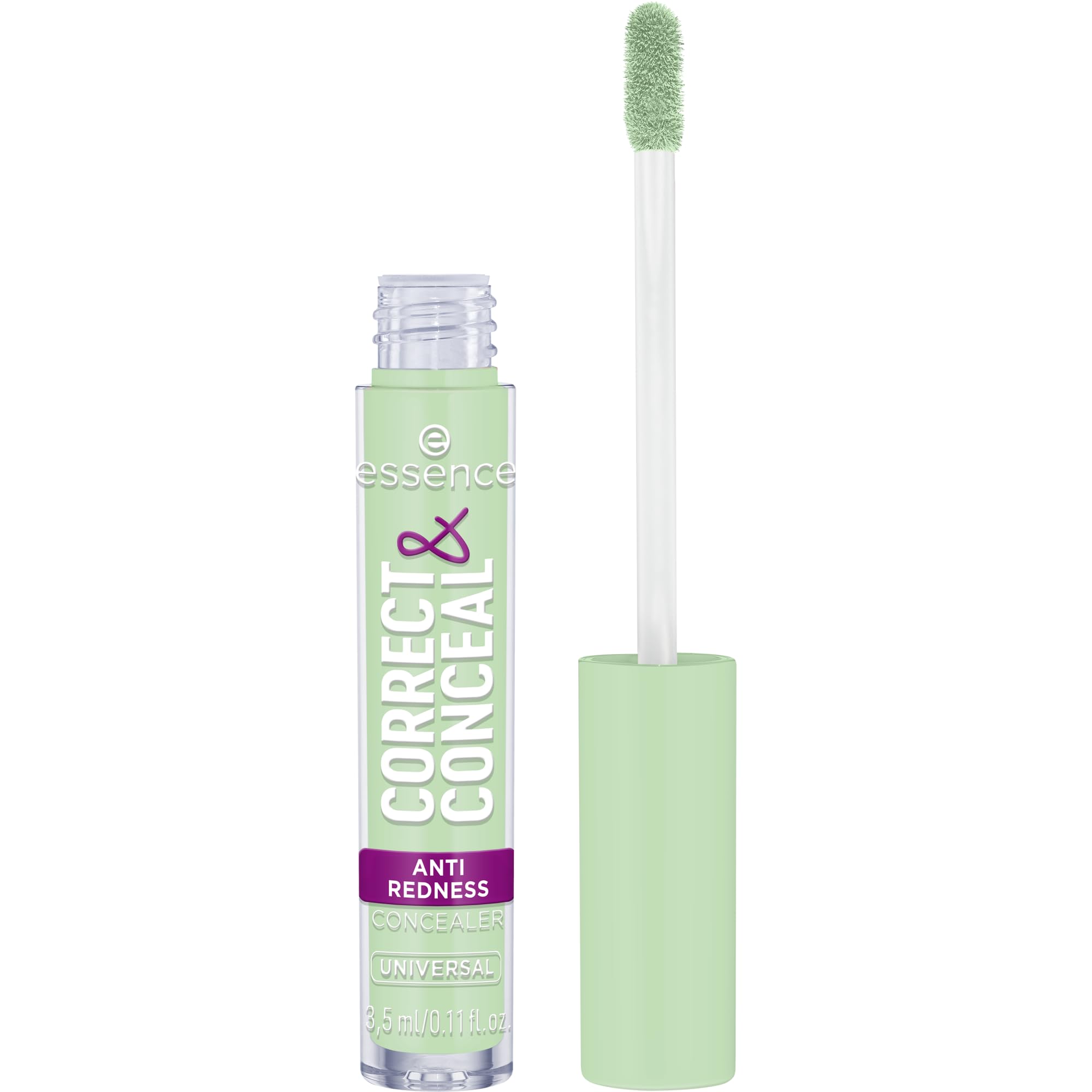 essence | Correct & Conceal Anti-Redness Concealer | Neutralizes Redness with Soothing Aloe Vera | Vegan & Cruelty-Free (100 | Green)