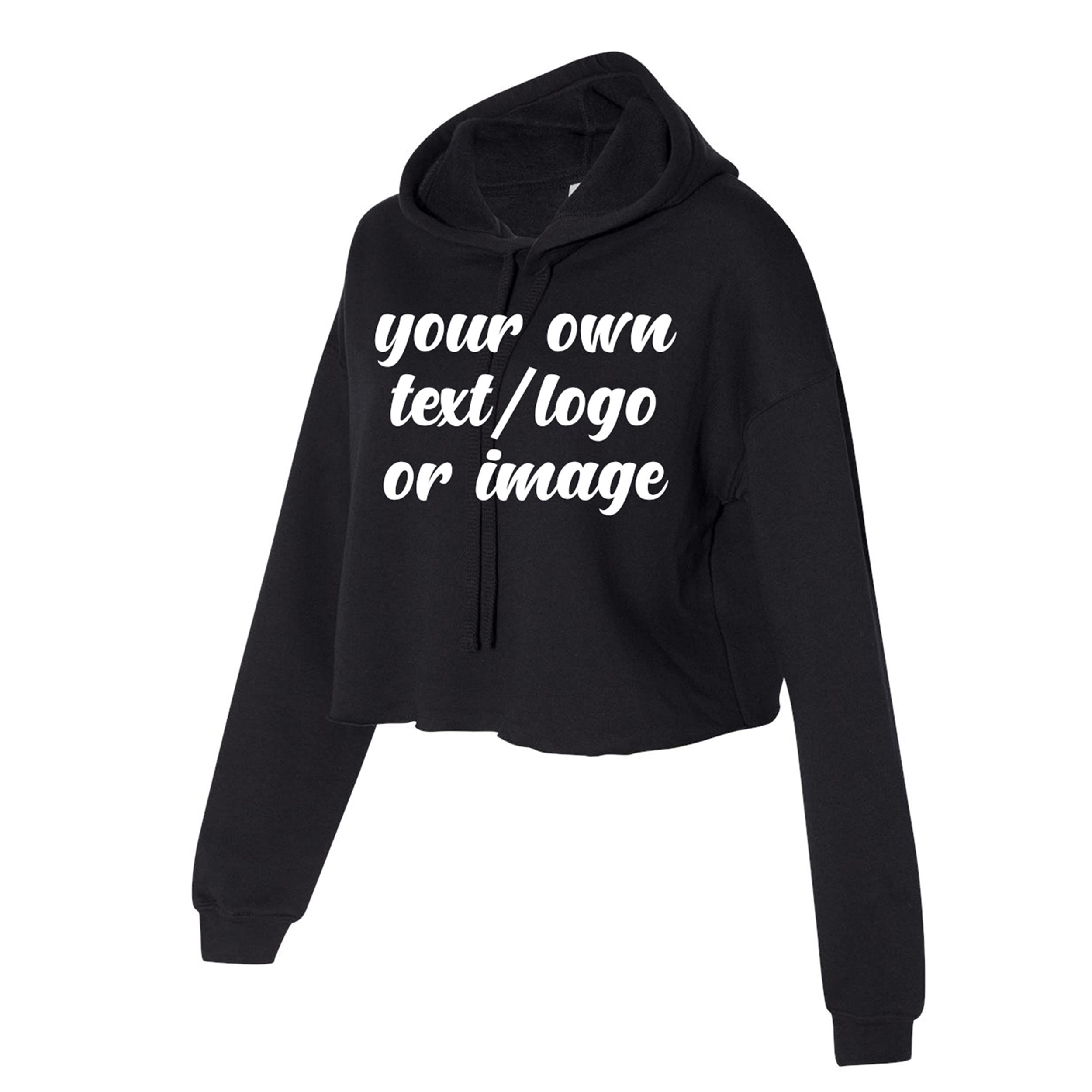INK STITCH Women's Cropped Fleece Custom Hoodie