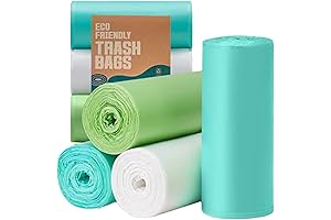 75 Count Compostable 4 Gallon to 6 Gallon Trash Bags