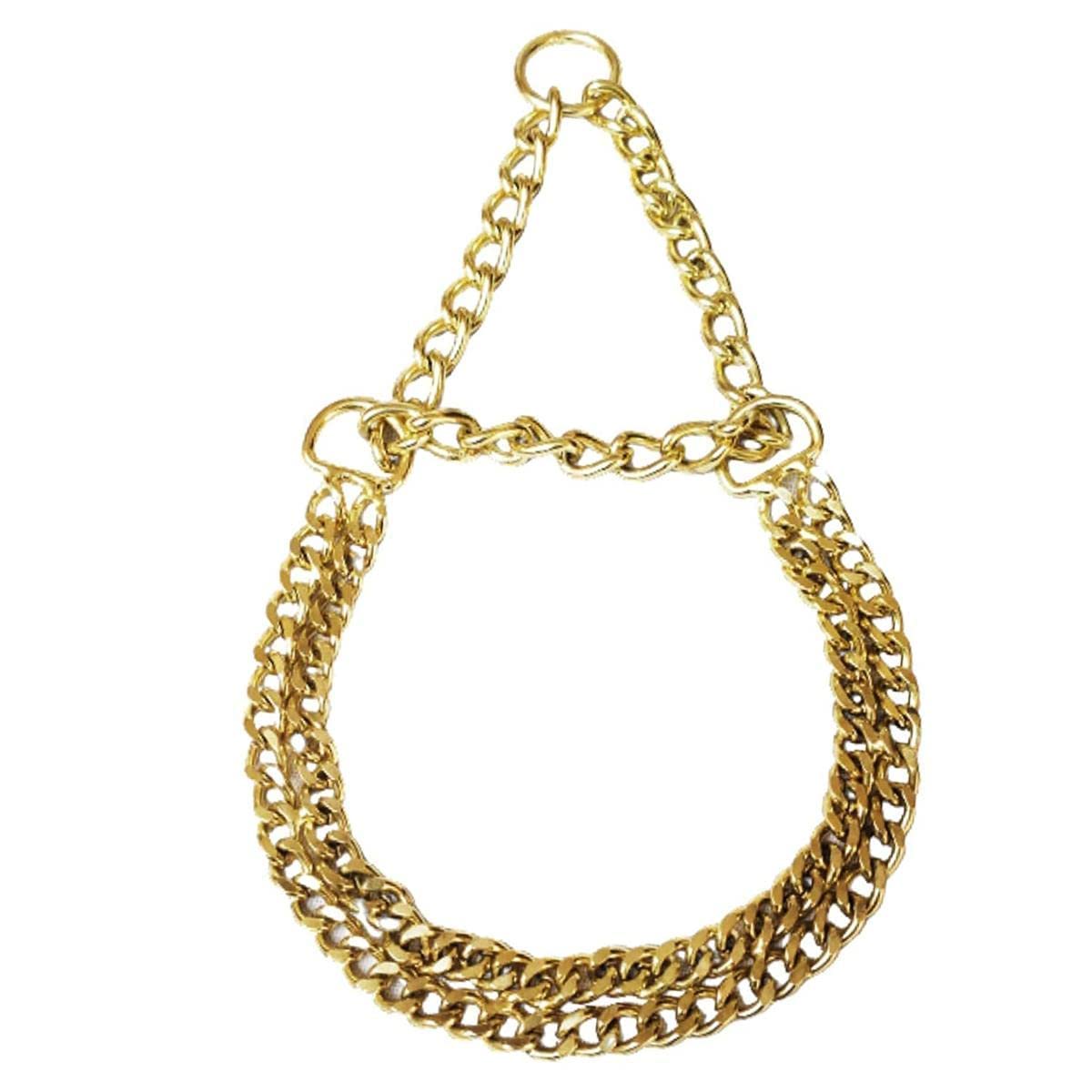 SR VISION Metal 2 Layer Dog Choke Chain Collar-24 Inch Martingale Collar for Medium to Giant Dogs (B09ZLLRC2T) Amazon Price History, Amazon Price Tracker