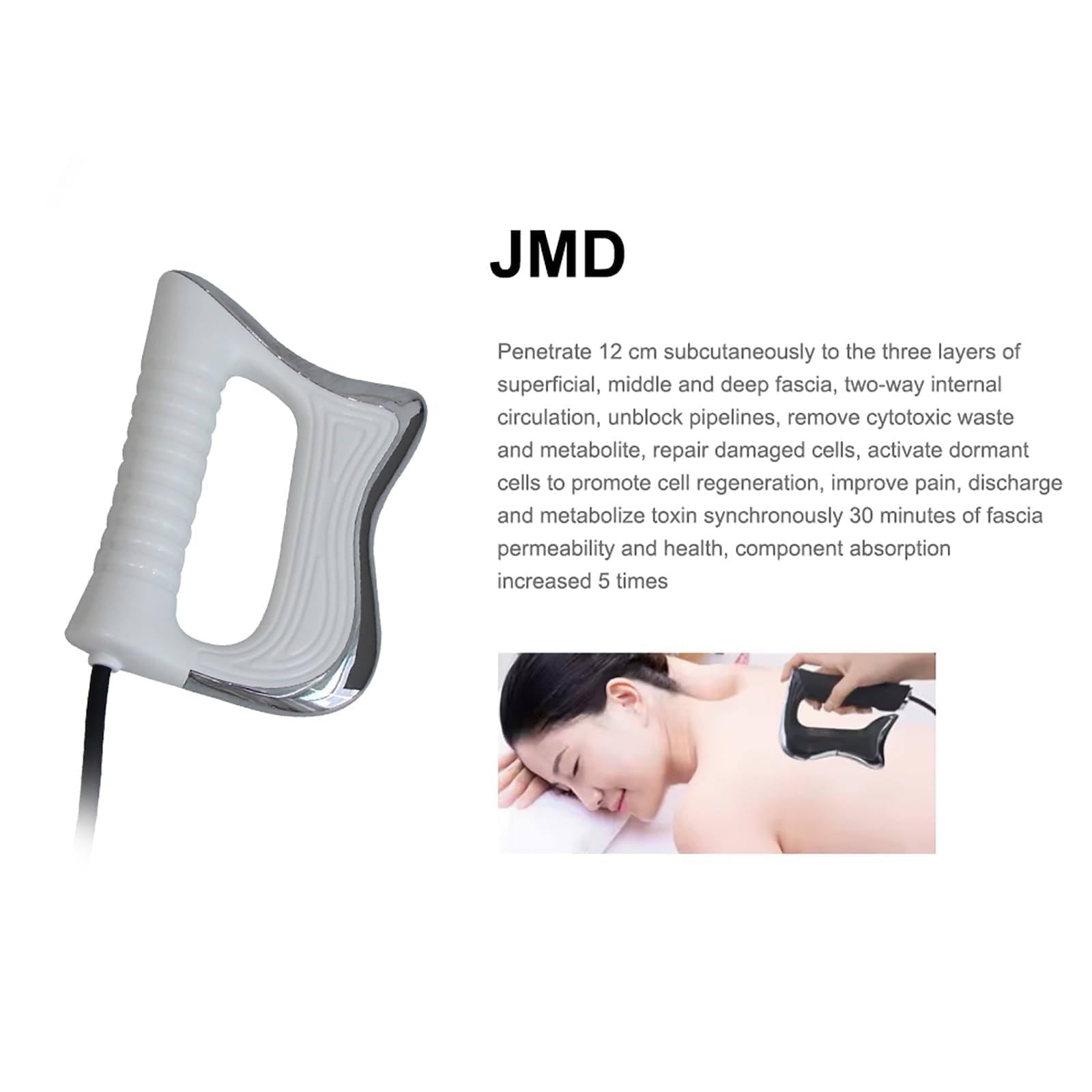 Máquina de terapia de 448 kHz: alivio del dolor y dispositivo de escultura corporal, energía ajustable (0-100%), 2 modos (levantamiento/reafirmante + moldeado) - Equipo de terapia física y spa
