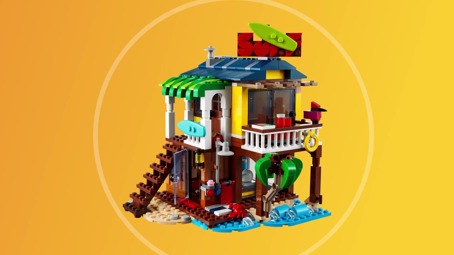 Amazon.co.jp: レゴ(LEGO) クリエイター サーフビーチハウス 31118
