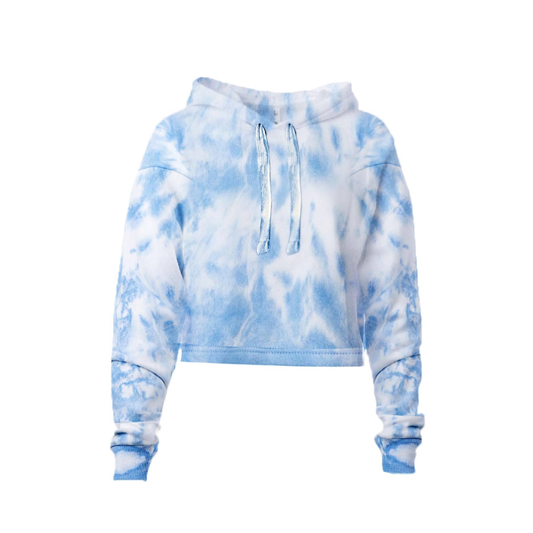 INSTANTARTS Women's Tie Dye Hoodie – Long Sleeve Pullover With Front Pocket, Loose Fit, Drawstring Hood