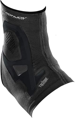 DonJoy Rendimiento TRIZONE Compression: Tobillera de soporte, negro, XL