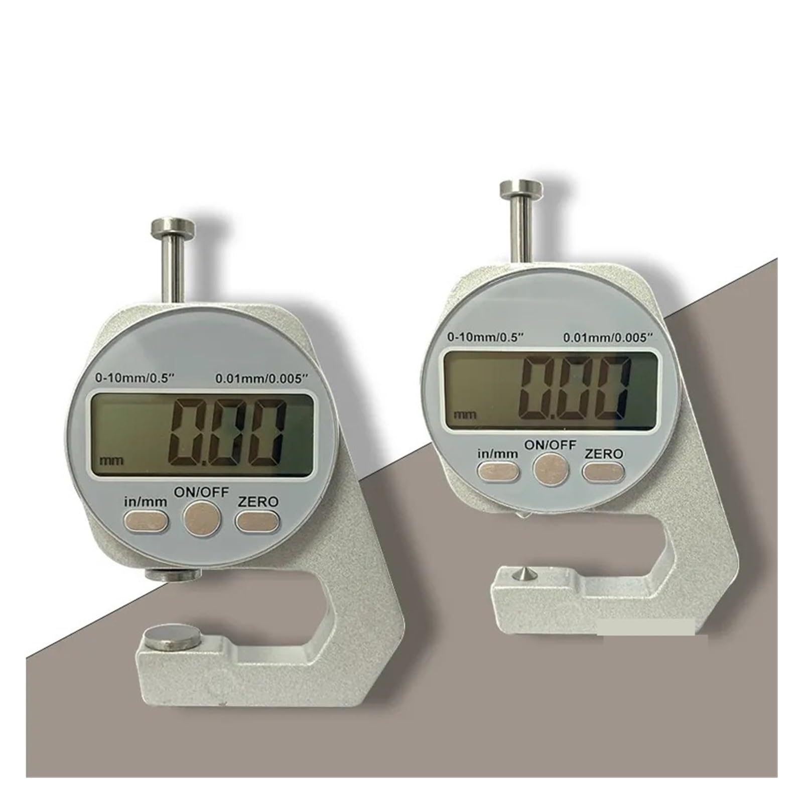 Cyfrowy Miernik Grubości Narzędzia Pomiarowe Elektroniczny Zmierz Grubość Tkaniny Papierowej Cienki Metalowy Mikrometr 0.01mm(0-20 mm pointed)