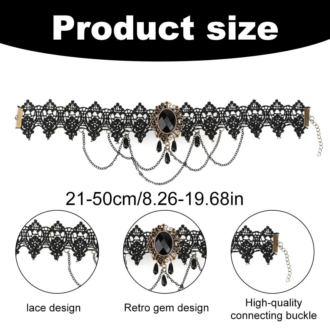 Collier Ras Du Cou Pour Femmes, Nouveau Style, Tendance, Punk, Gothique