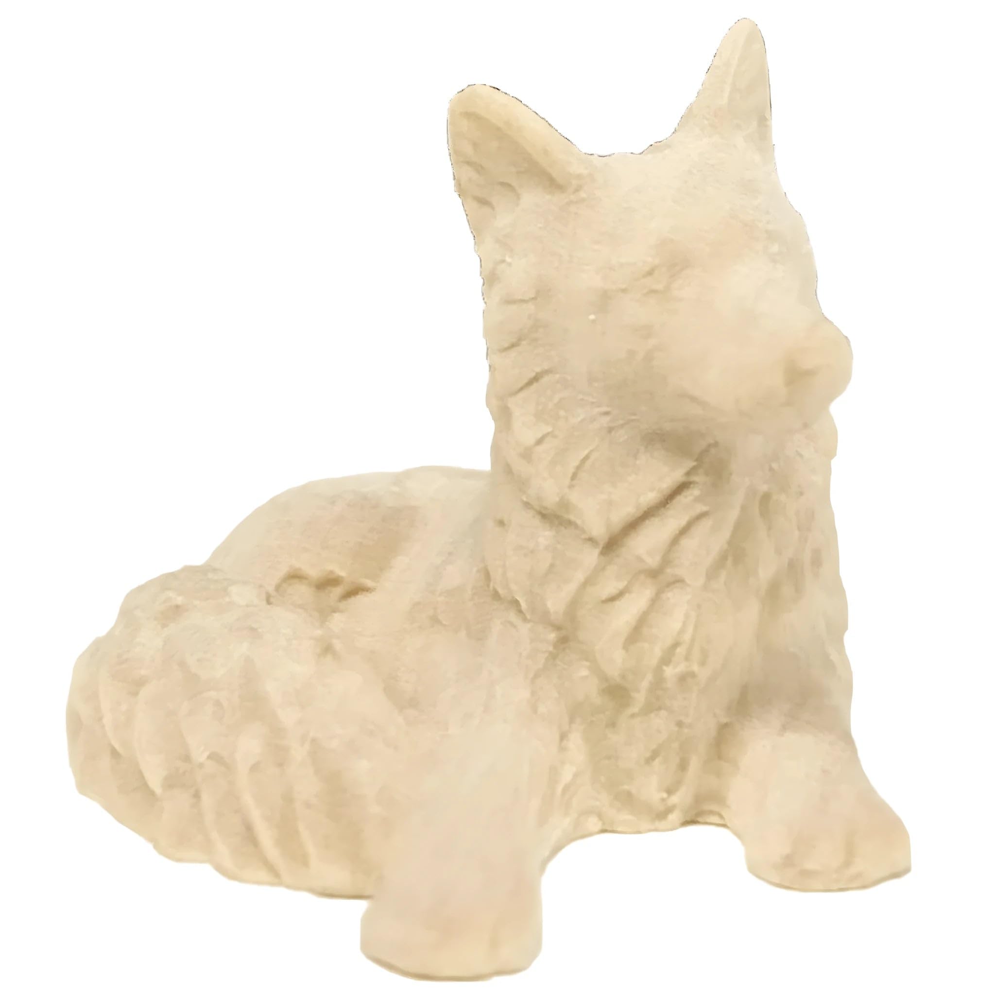 Renard en bois d'érable sculpté - Teinté, Dolfi