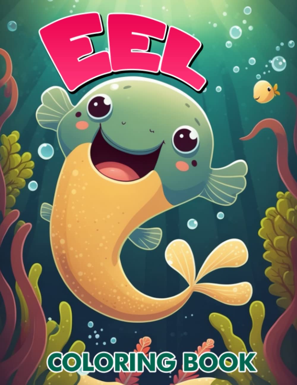 Eel Coloring Book: Perfect Gift For Fan Who Loves Animals With Incredible Illustrations To Relax And Unwind