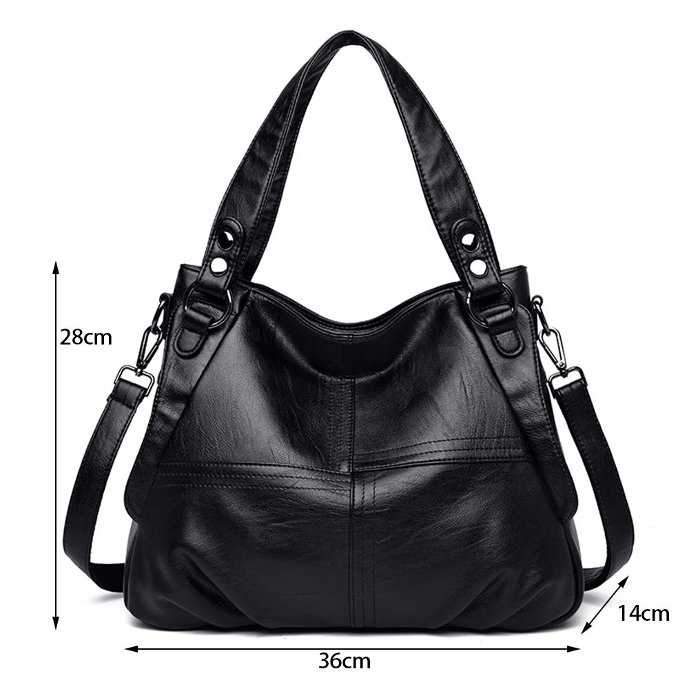 Damskie skórzane torebki z górnym uchwytem, torba typu satchel crossbody na ramię, designerskie torby tote, idealne prezenty na Boże Narodzenie, Small