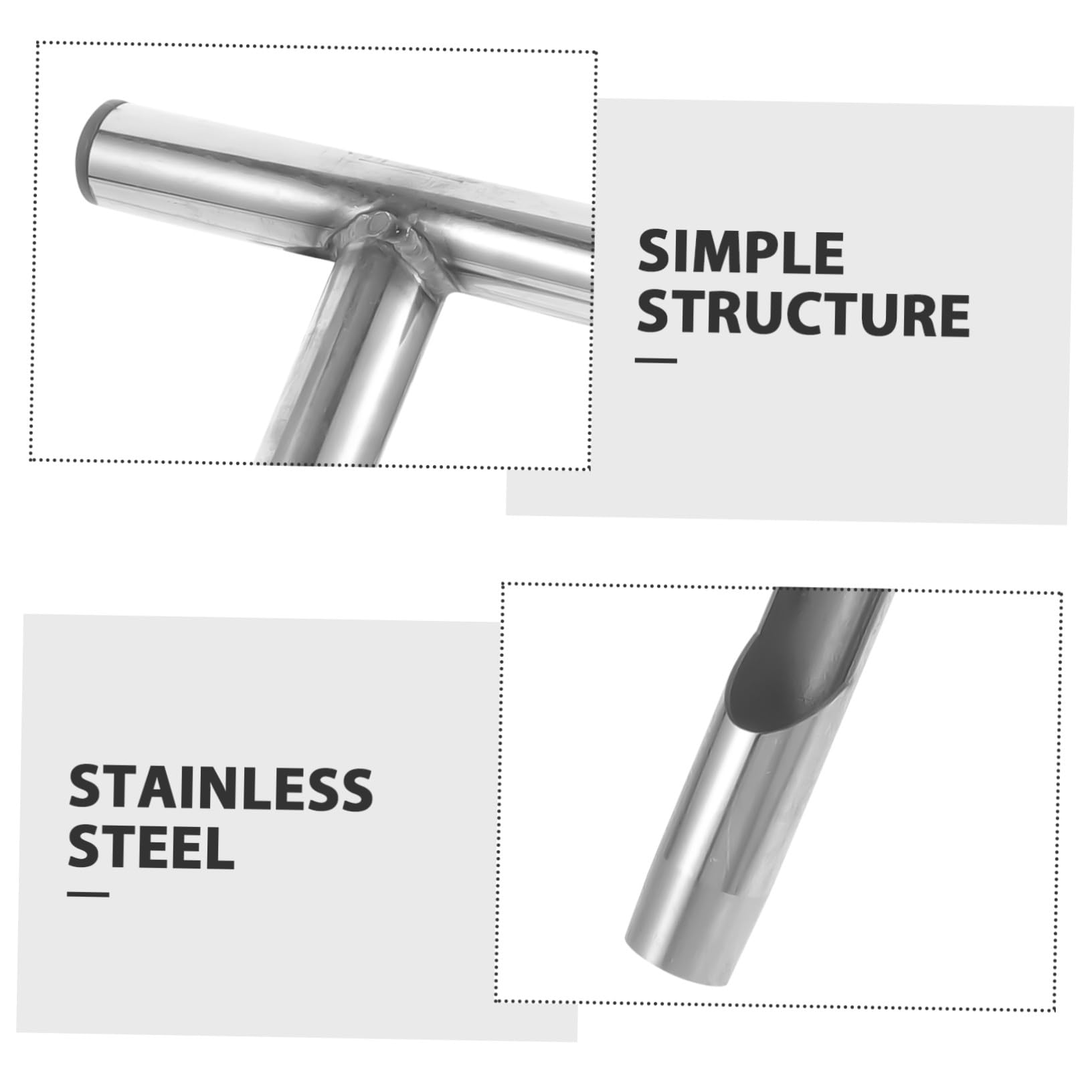 SHINEOFI Bodenprobensonde aus Edelstahl, Ergonomisch, Zeitsparend, Silber