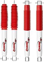 Rancho RS5000 Front And Rear Shocks Set Kit For 1997-2006 Jeep Wrangler TJ 0-2