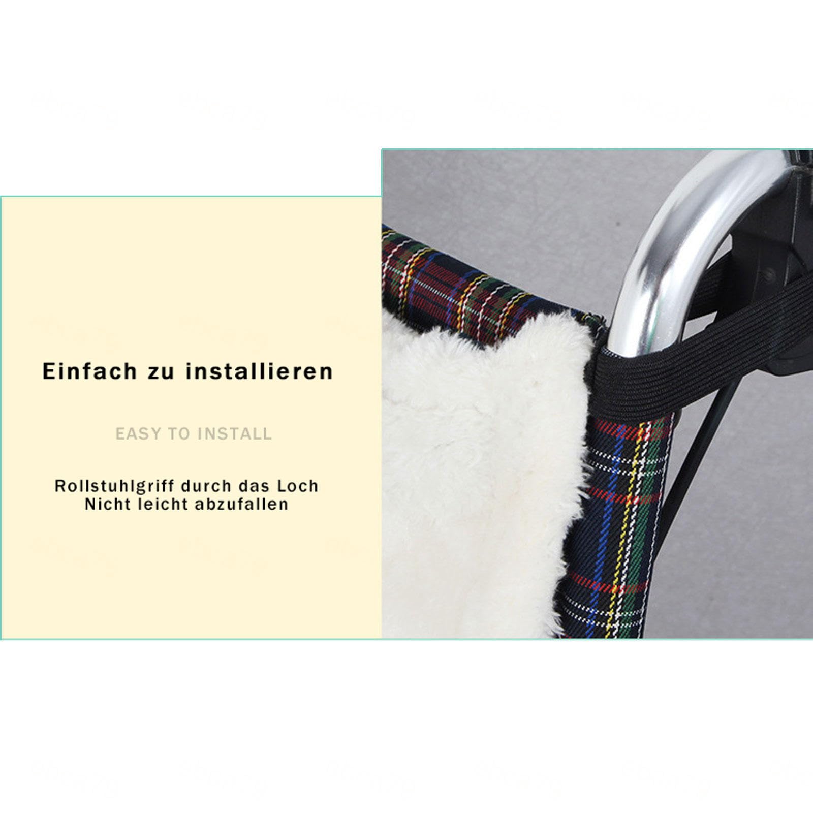 Manta para silla de ruedas para personas mayores, lavable a máquina, impermeable, protege del viento y el frío, manta para las piernas para sillas de ruedas de personas mayores, funda impermeable p