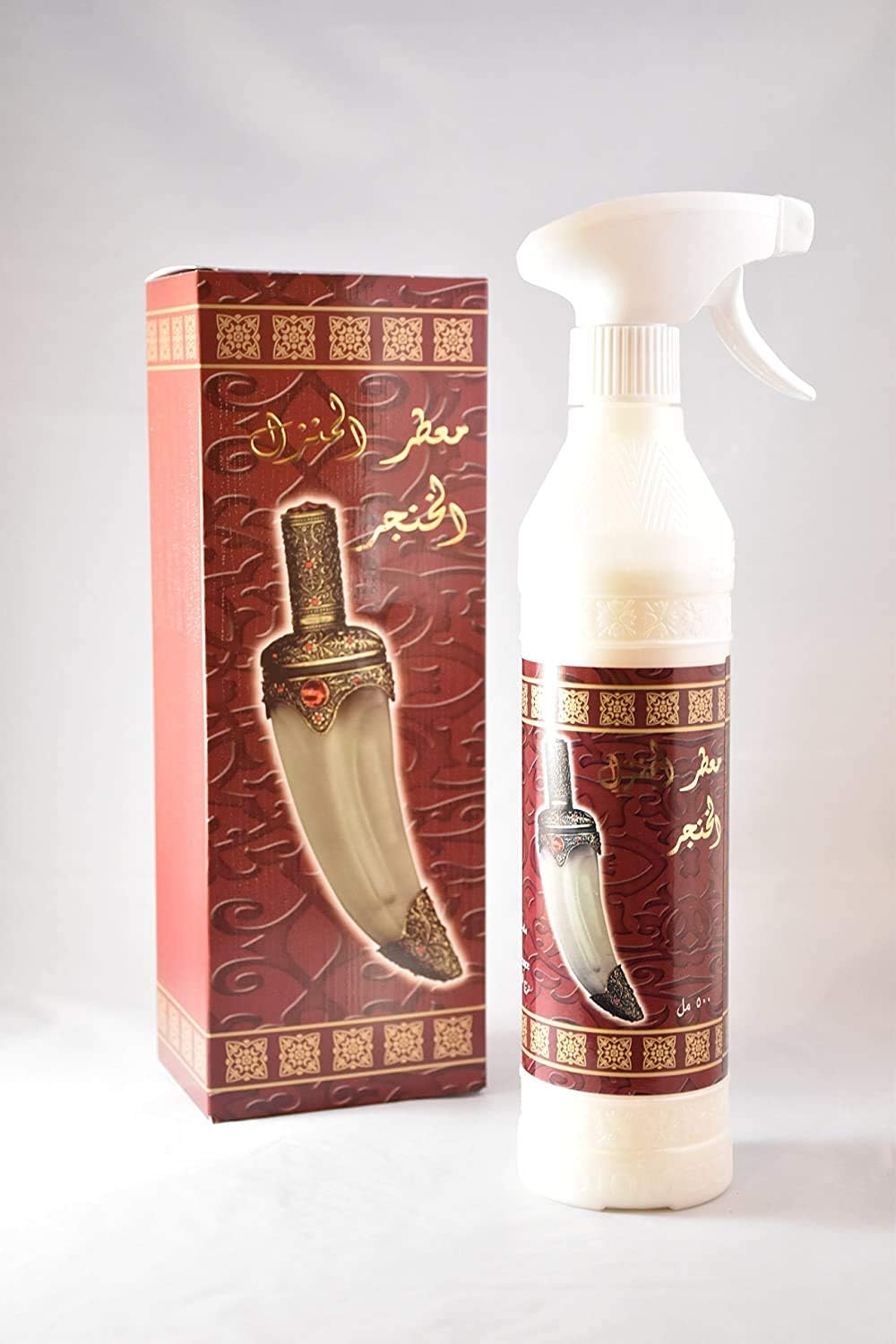 Al-Khanjar Exotic Arabian Oud Bakhoor Home Spray Room Freshener 500ml by Banafa