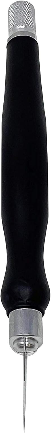 Excel Blades 16026 Fit Grip Knife, Ultra Sharp Hobby Knife with Carbon Steel Blade, Black, Contoured Rubberized Grip Light Duty Precision Cutting Tool. : Everything Else
