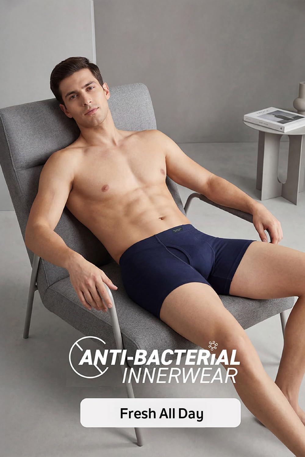 Van Heusen Men's Cotton Briefs (Pack of 3) (10031_Dark Navy, Dark Navy,PEAT-XL_Multicoloured_XL) 3