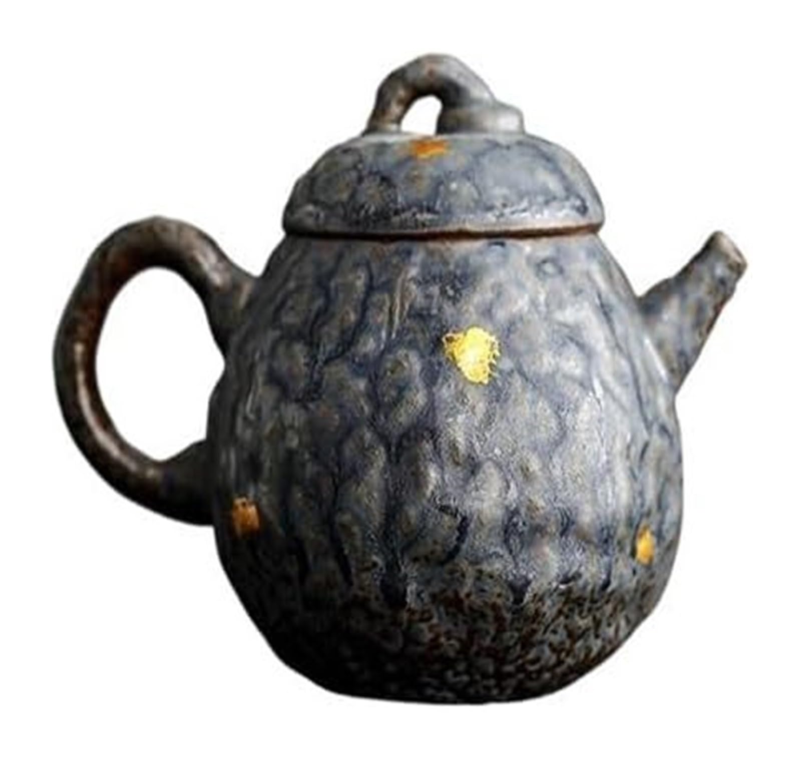 Tetera de cerámica para té y café con tapa abatible para hogar y cocina
