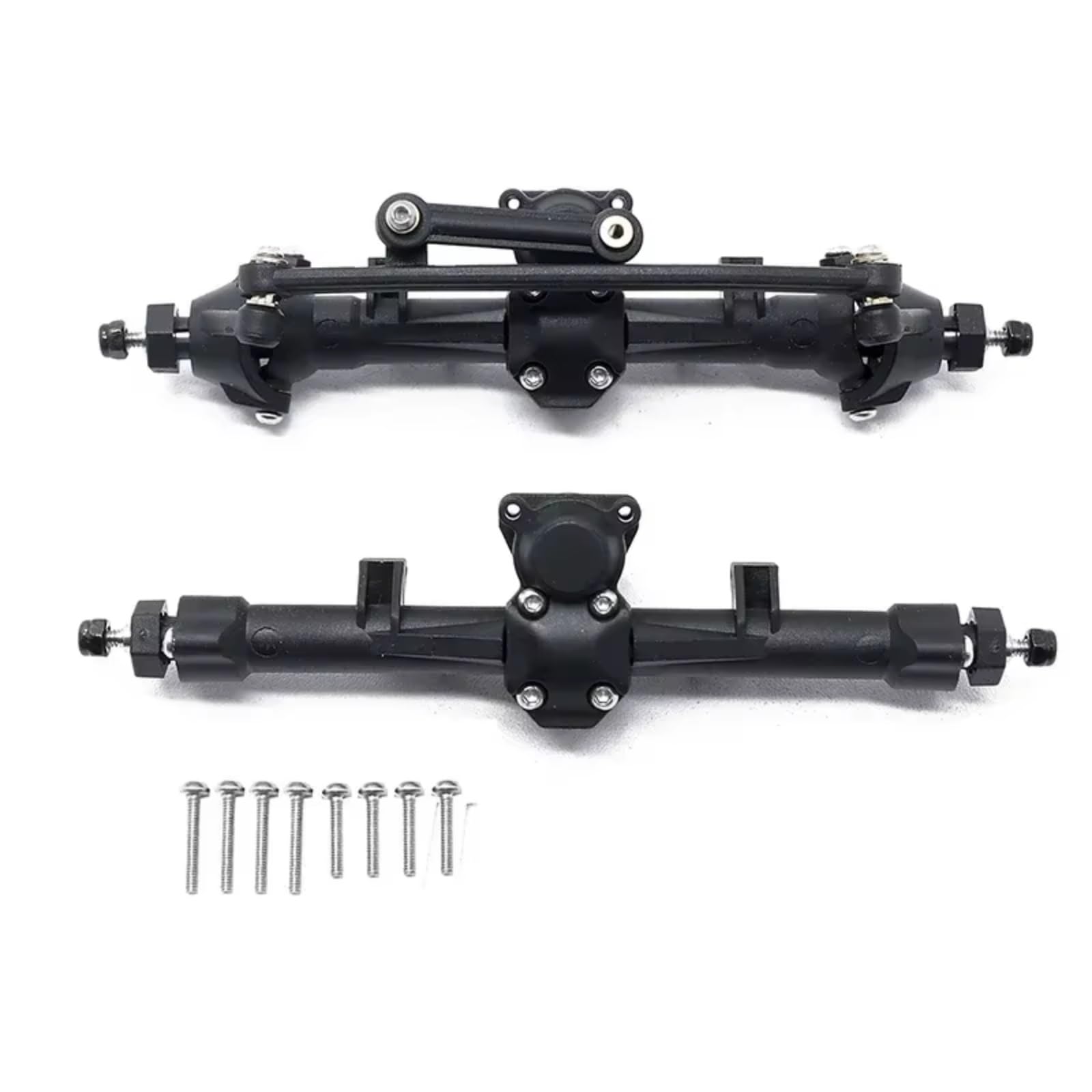 Compatible con Axial para SCX24 para Gladiator para Bronco C10 para Deadbolt 1/24 Juego Completo De Ejes Portal Delantero Y Trasero para Coche RC Crawler Piezas