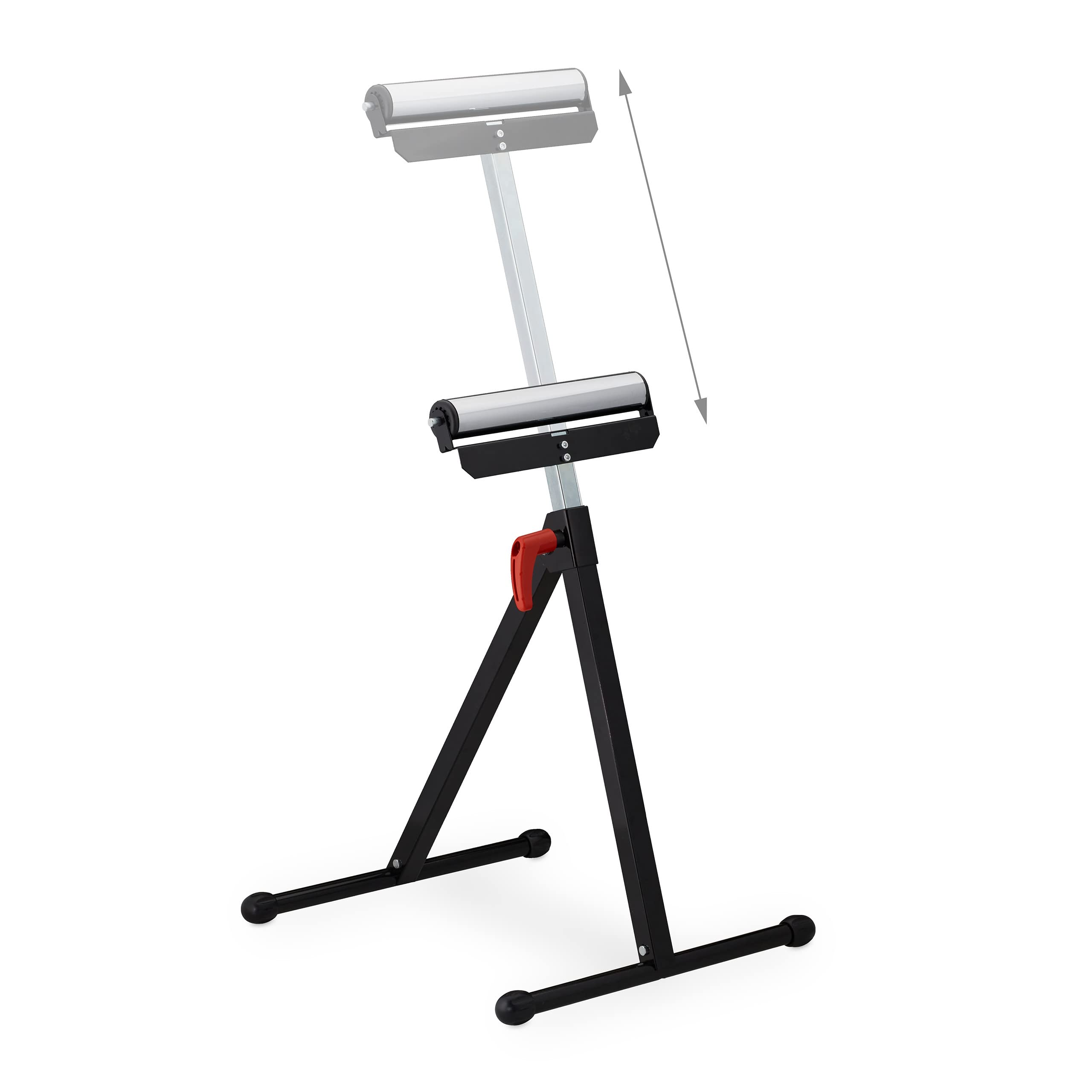 2 Chevalets à Roulettes Réglables NAIZY - Hauteur 68-107cm - Charge 60kg - Pliables Et Antidérapants