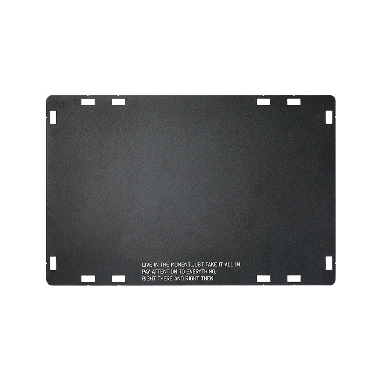 camping moon Hard Top Plate Aluminum Alloy for Tactical Table One Black T-510-TB