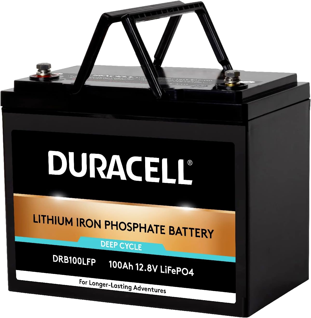 Duracell 12V Lithium LiFePO4 Battery 100Ah, Rechargeable