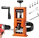 Wire Stripper Machine,0.04-1 Inch Scrapping Copper Wire Peeler Machine, Drill Powered/Hand Crank Dual-drive Wire Stripper Tool for Scrap Copper Recycling & DIY etc.