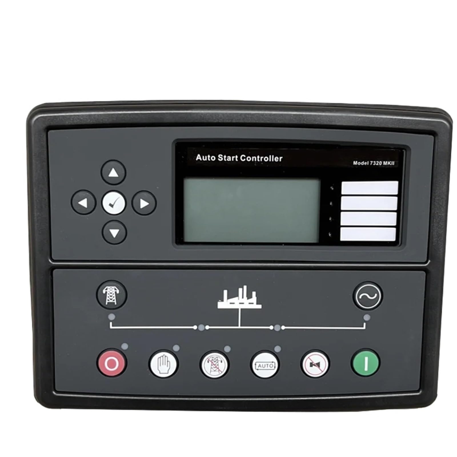 Jdilfunu One Color Dse7320 Mkii Generator Auto Start Mains Failure Control Module Lcd Display Controller Panel 1Pcs