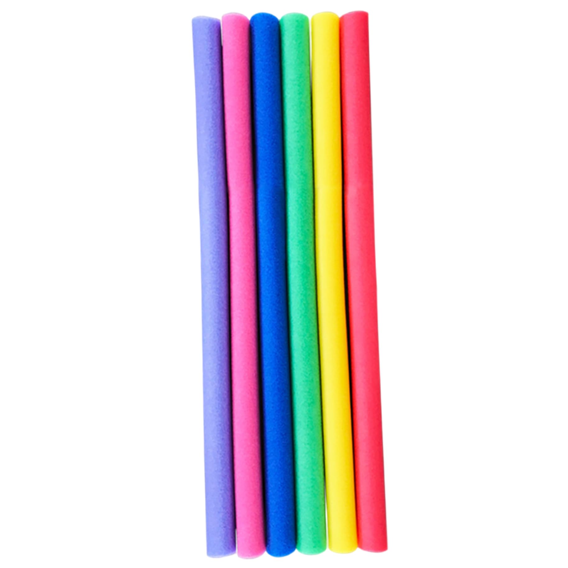 6-Pack Pool Noodles Foam - 59 Inch Swimming Noodles for Water Games & Pool Floats, 6 Colors Foam