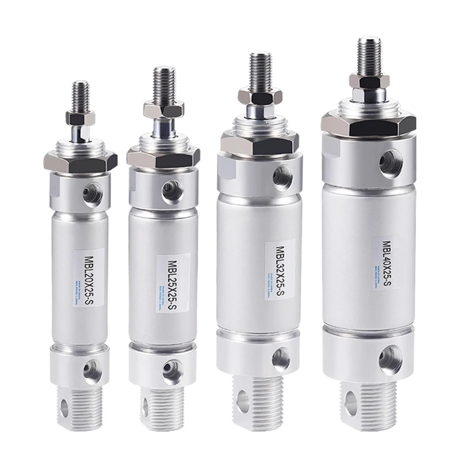 Cylindre pneumatique MBL20 pour automatisation espace restreint