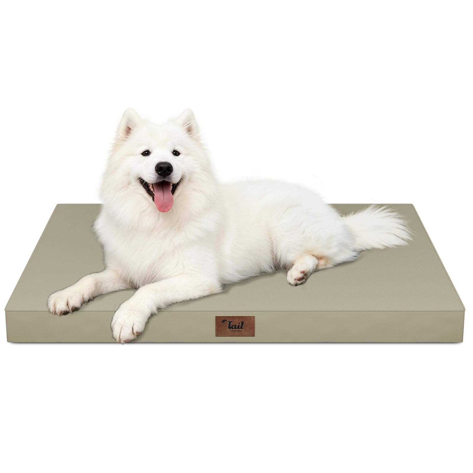 Tail Stories Large Waterproof Orthopedic Dog Bed with Egg Crate Foam — image 1