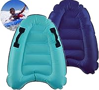 Trivamo Inflatable Bodyboard with Handles - Lightweight Surf Mat for Kids & Adults, Learn to Swim Aid Up to 180lbs Buoyancy