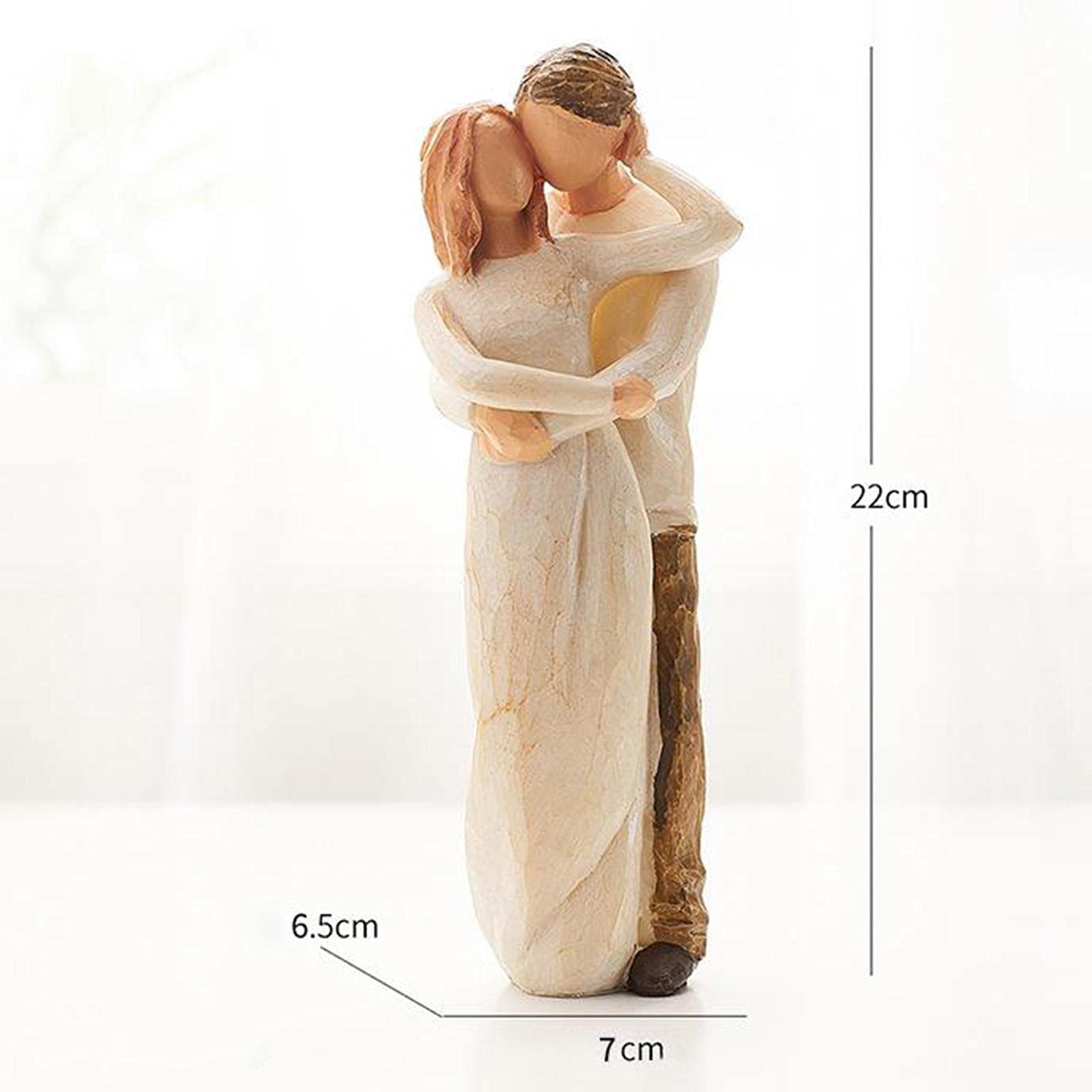 Scultura Figurine Statua Decorazione Statuetta di Famiglia Moderna in Stile Nordico Decorazione di Scultura da Tavolo Decorazione di Arte Camera da Letto per la casa