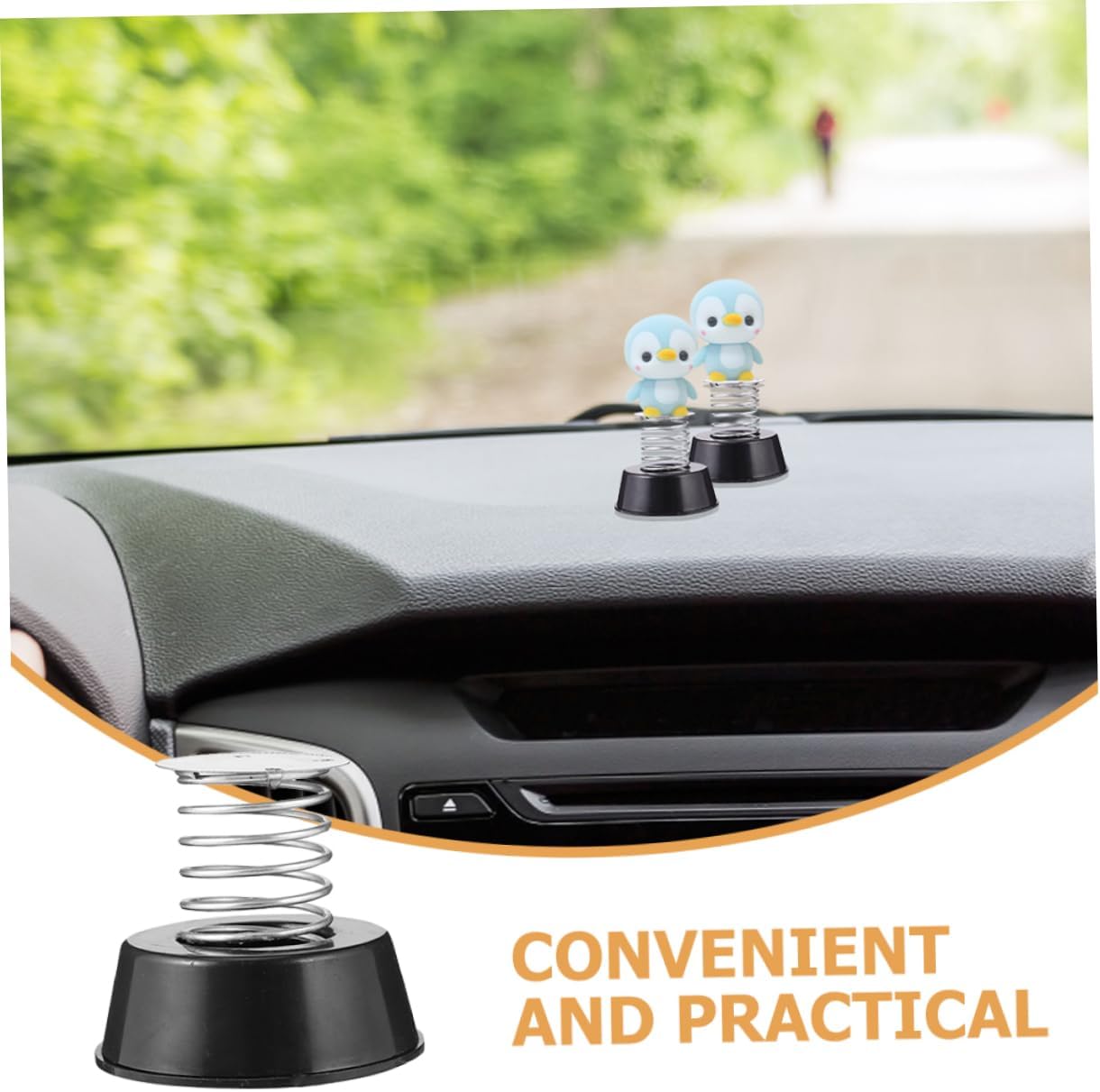 16pcs Car Dashboard Spring Base for Shaking Dolls Spring Replacement for Motorcycles and Electric Vehicles Versatile Toy Decoration Accessory