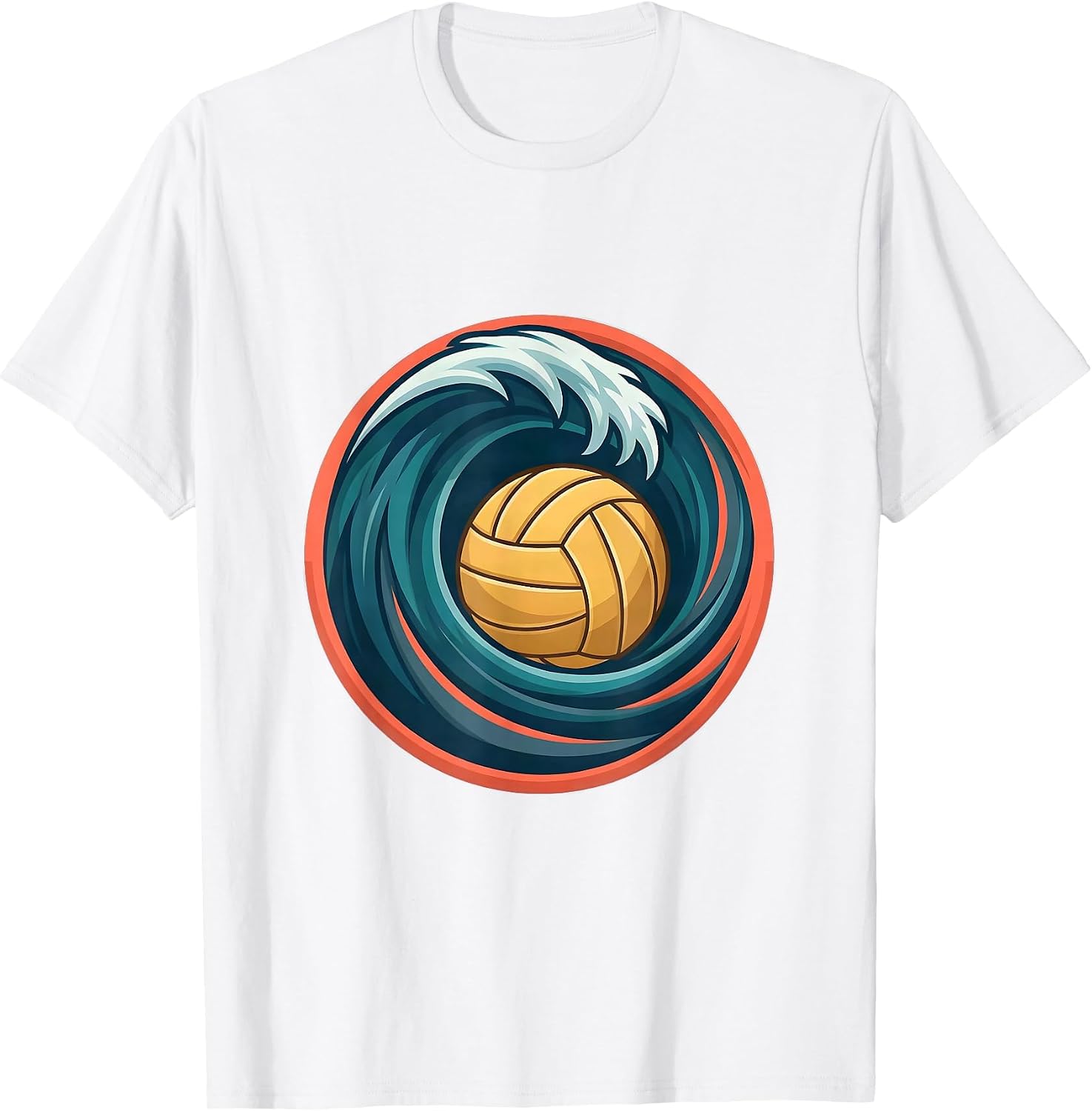 Ocean Wave Volleyball Graphic Tee T-Shirt