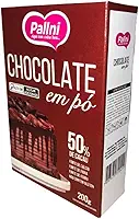 Chocolate em pó 50% Cacau Pallni 200g