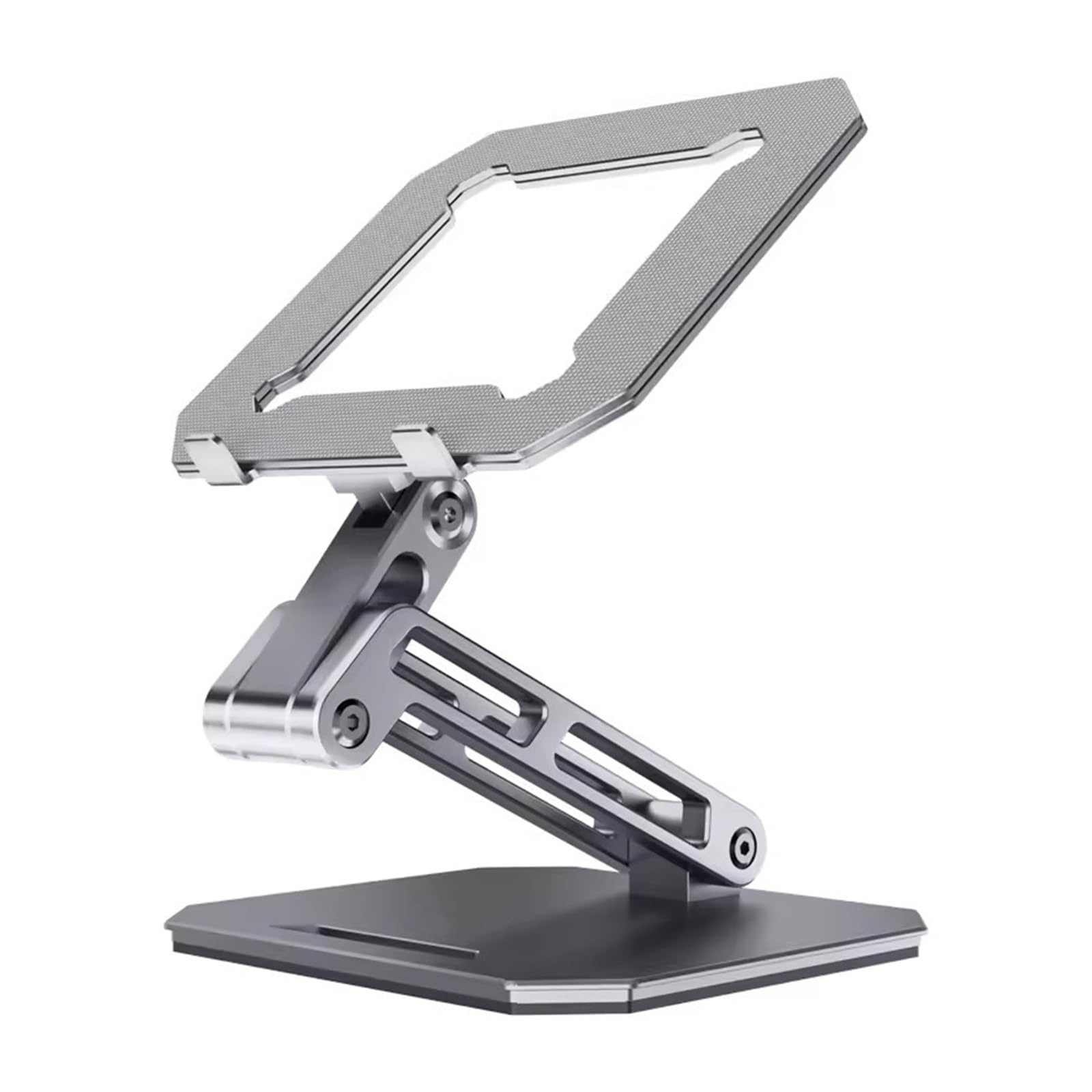 Soporte de aluminio para tablet para casa, oficina, cocina, viajes, con características fáciles de plegar para tablet de 11 y 12.9 pulgadas