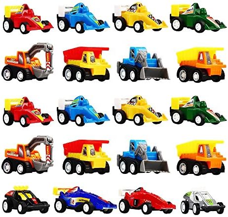 DIMY Toys for 3-6 Year Old Boy, Pull Back Cars 20 Pcs Gift Pack Stocking Stuffer Fillers for Toddlers Infants Educational Toys Gifts 2018 Christmas New Gifts PULL03