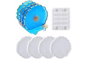 Geode Resin Casting Coasters Kit