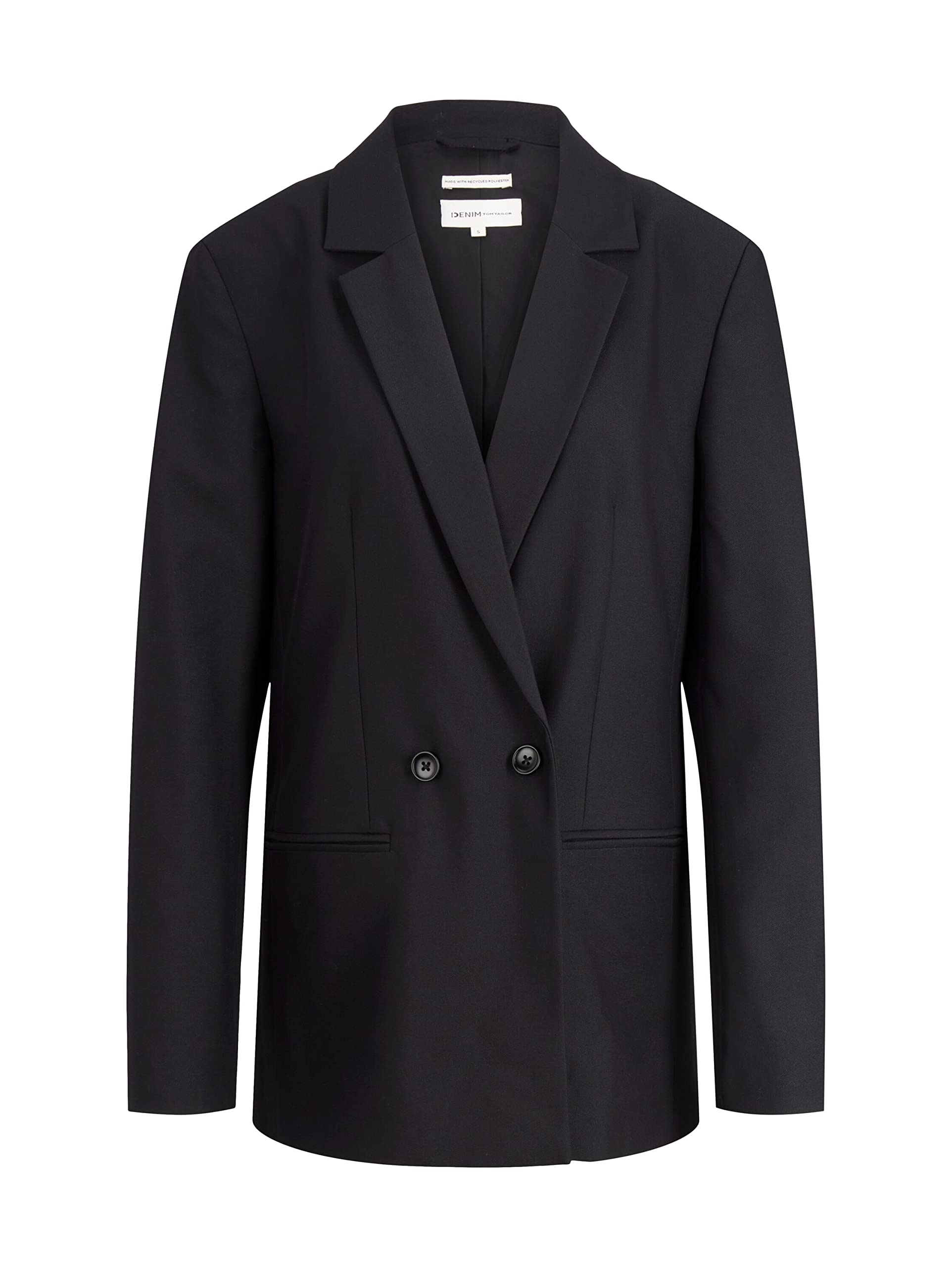 TOM TAILOR Denim Damen 1034108 Boyfriend Blazer (1er Pack)