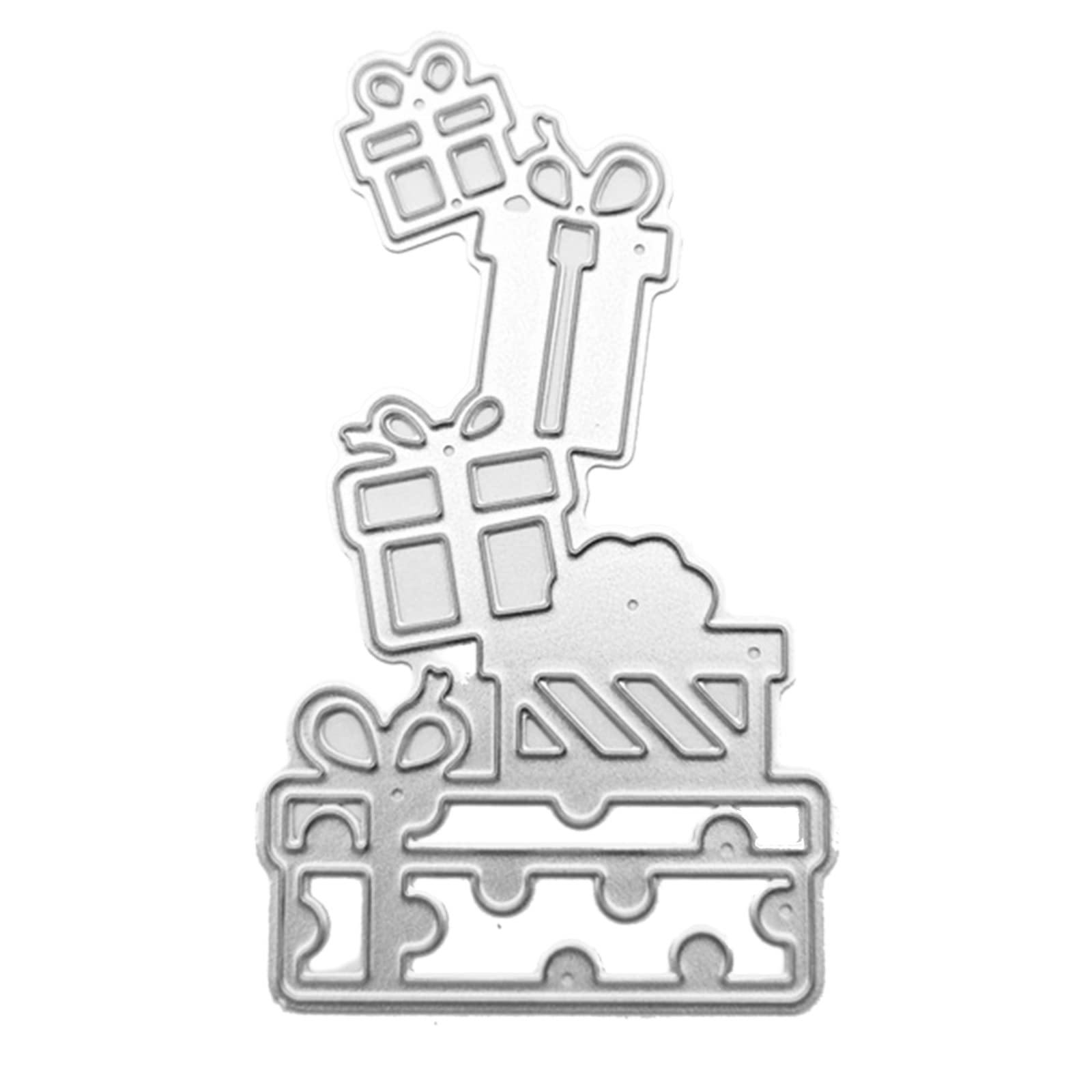 Xjdzineq Creative Christmas Cutting Dies Metal Embossing Stencil Scrapbooking Template for Kid Adult Card Making a for Card Making Merry Metal