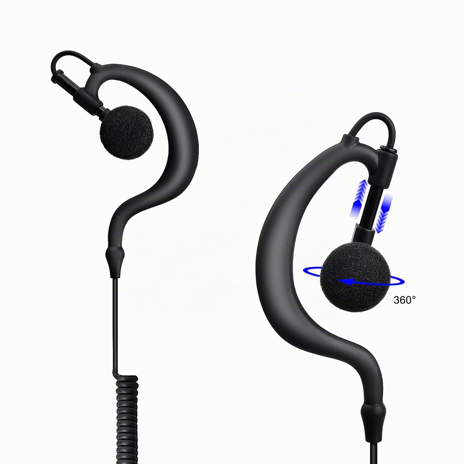 Sepura - Auriculares | compatibles con radios Sepura STP8000 STP9000 SC20 SC21 (forma de G)