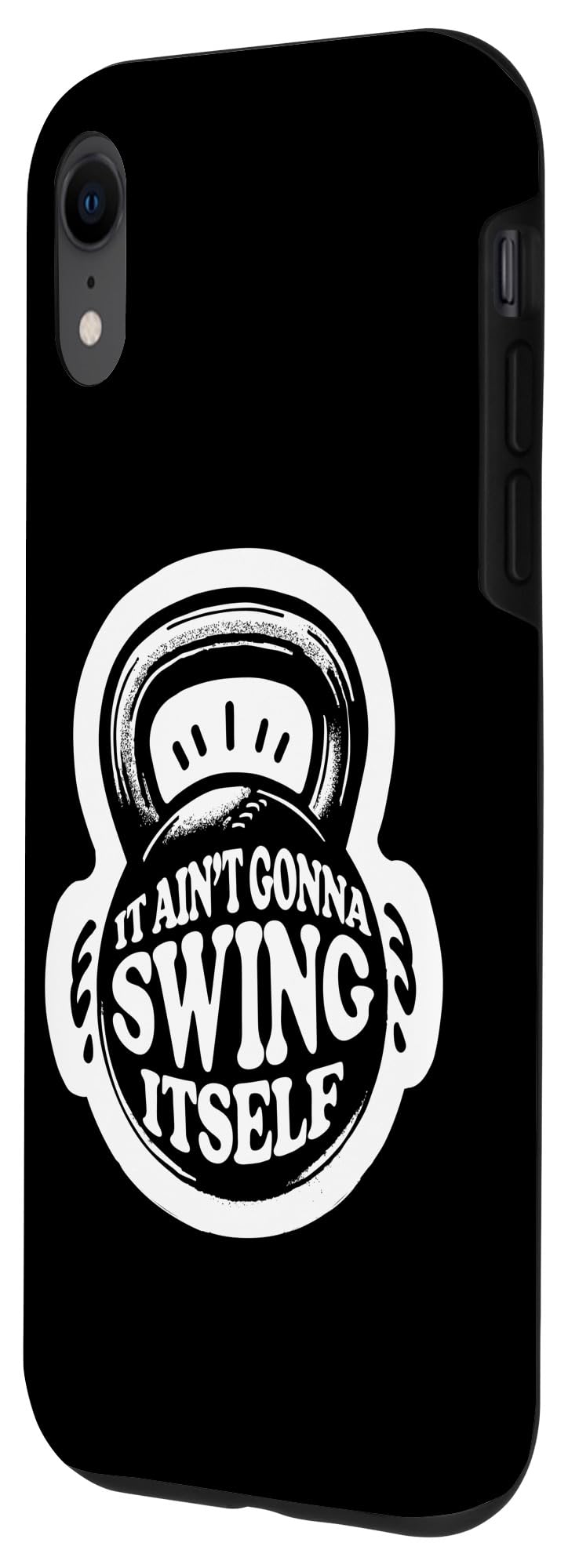 iPhone XR Motivational Kettlebell Workout Quote Fitness Gym Case