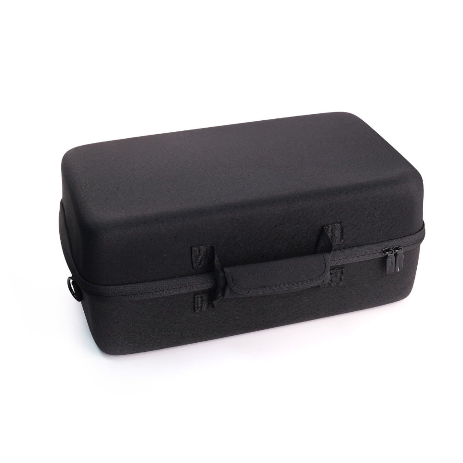 Hoppipola Custodia rigida in EVA per console Pro e Slim, 42 x 27 x 17 cm, custodia protettiva da viaggio con accessori sicuri, nero (nero)