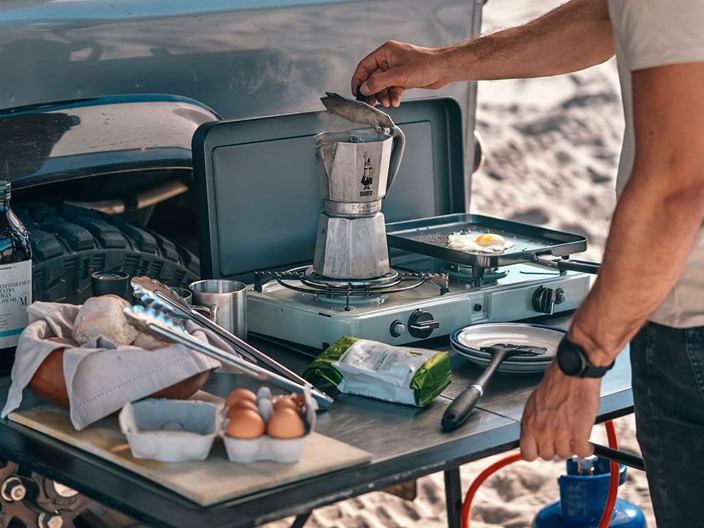 Front Runner 2 Cook 3 Pro Deluxe/Portable 3 Piece/Gas Barbeque/Camp Cooker by CADAC