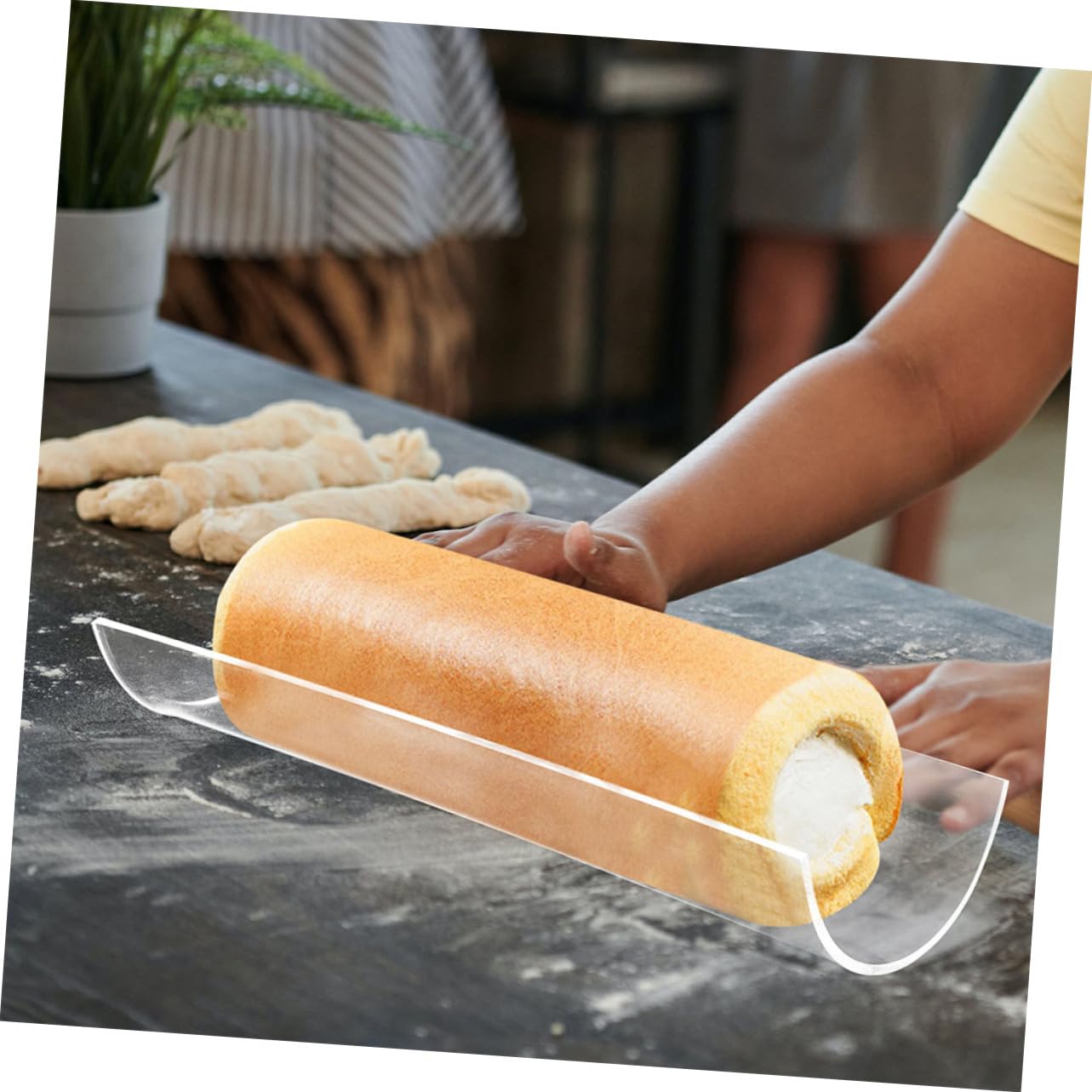 Gatuida 4piezas Moldes De Pastel Acrílico Para Repostería De Herramienta Para Hacer De Pastel De Usar y Limpiar Para Repostería