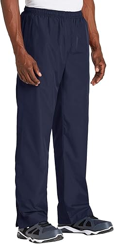 Miniatura 2 de Pantalón cortavientos de Sport-Tek para hombre, XL, Azul marino