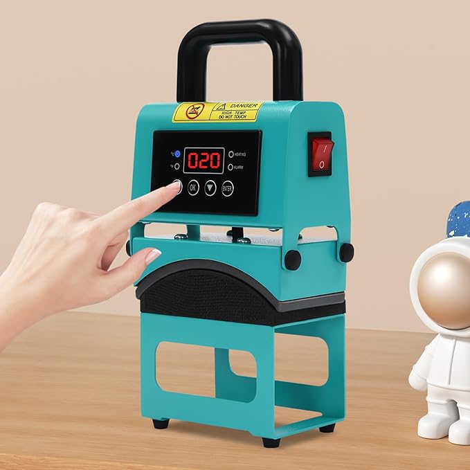 Máquina Termofijadora para Gorras Akynjtbca Azul 350W miniatura 9
