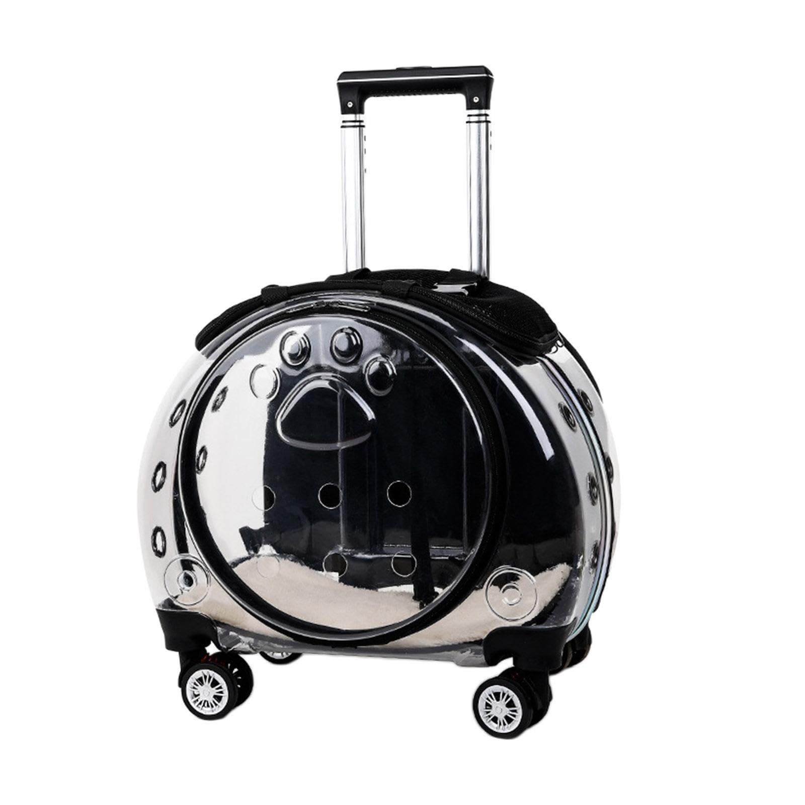 Mochila Ligera y expandible para Perros pequeños Que Ofrece experiencias al Aire Libre únicas y cómodas. Mochila de Senderismo Transparente con Ventana para Viajes,