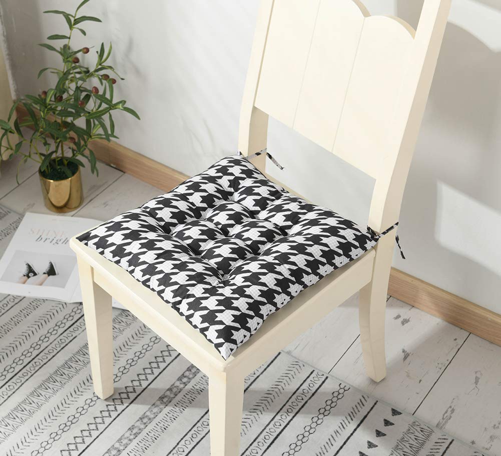 Coussin de Chaise Doux Antidérapant Épais Carré Salle à Manger Cuisine Jardin