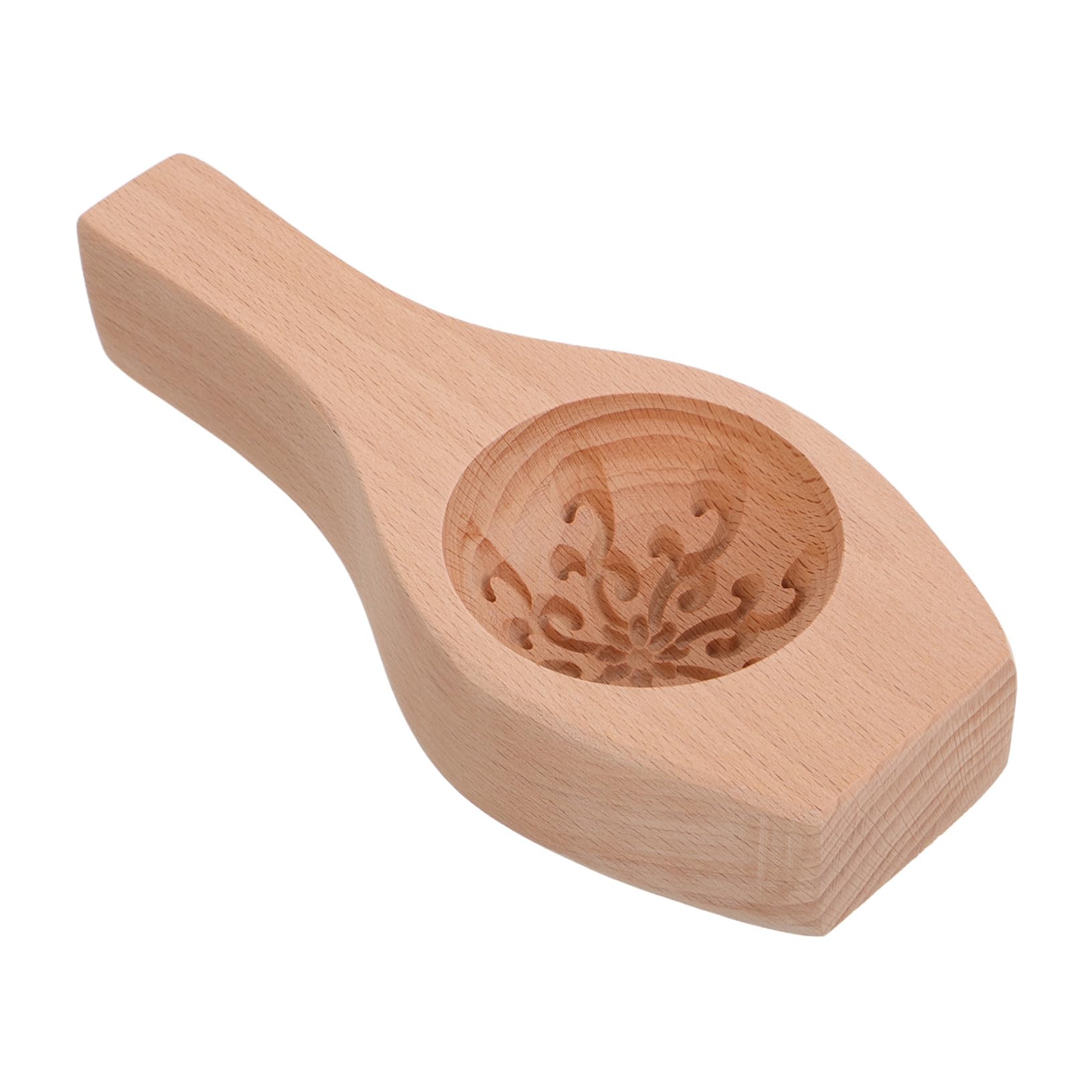 VINTORKY Homemade Steamed Buns Dumplings Mold Wooden Pastry Mold Traditional Chinese Maker Cookie Mould Walnut Shape Diy Baking Tool