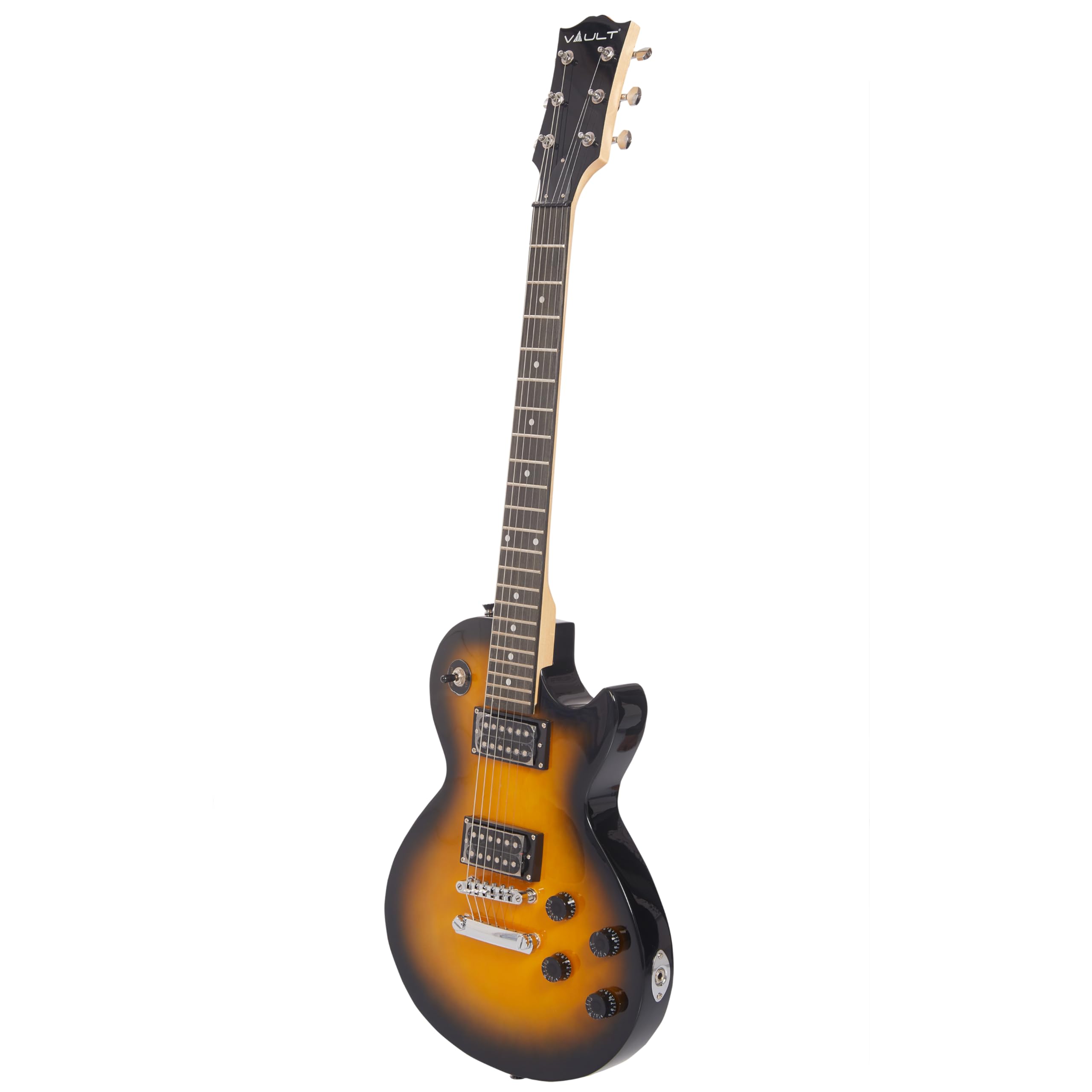 VAULT LP1 Les Paul Style Poplar Electric Guitar - Tobacco Sunburst